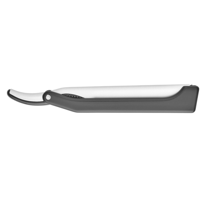 Dovo Shavette, Silver Blade With Black Handle