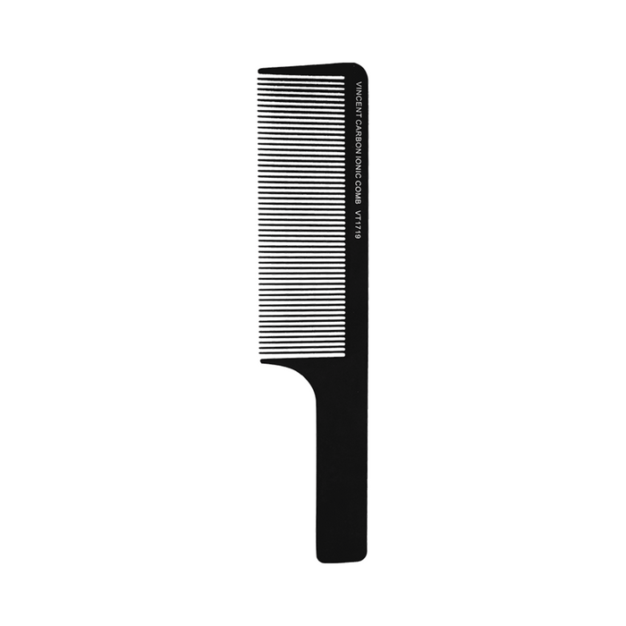 Carbon Flat Top Comb - 9"