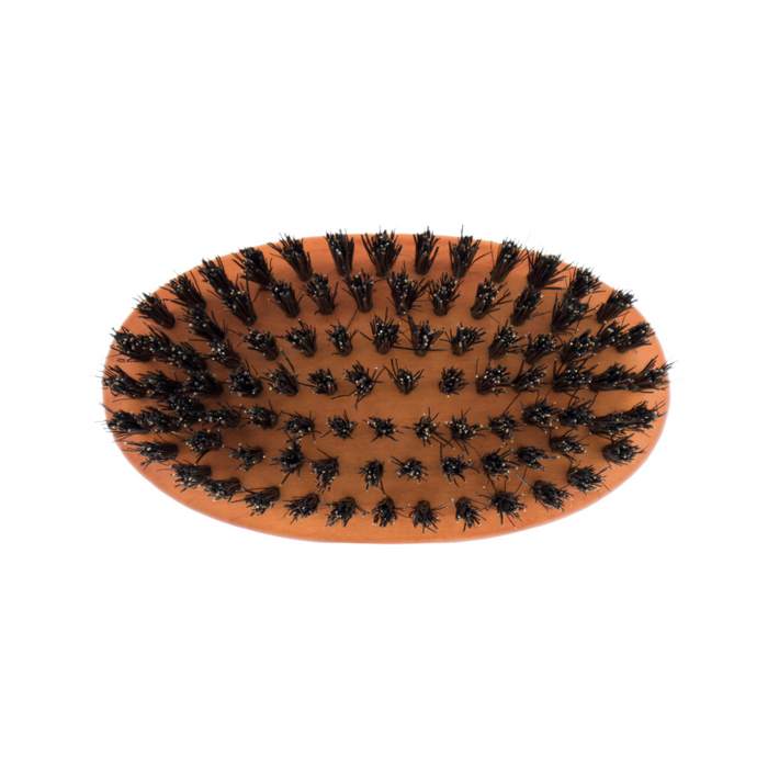 DV-91062 Beard Brush Oval, Beard brushes, pear wood and boar bristles