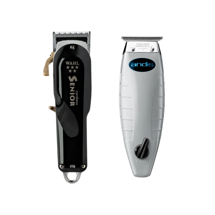 GW-1114 Wahl Senior Cordless + Andis T- outliner Cordless