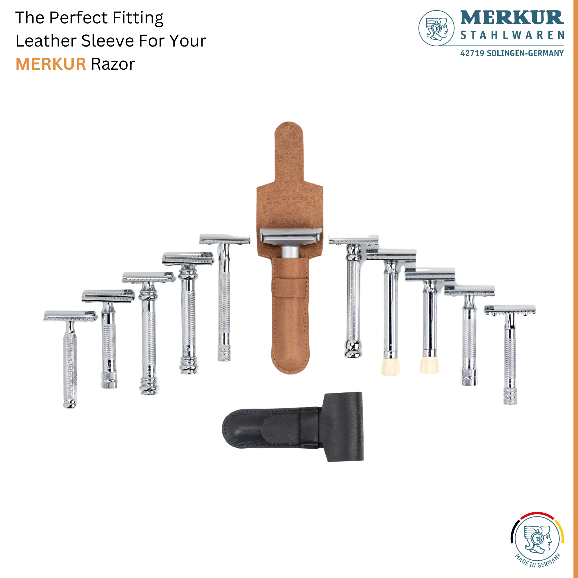 Compatible with MERKUR Razors 23001, 24001, and 25001
