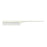 JRL Fine Teeth Tail Comb 8.5" (White)