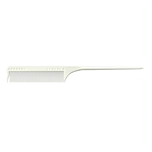JRL Peigne à queue à dents fines 8,5 po (Blanc)