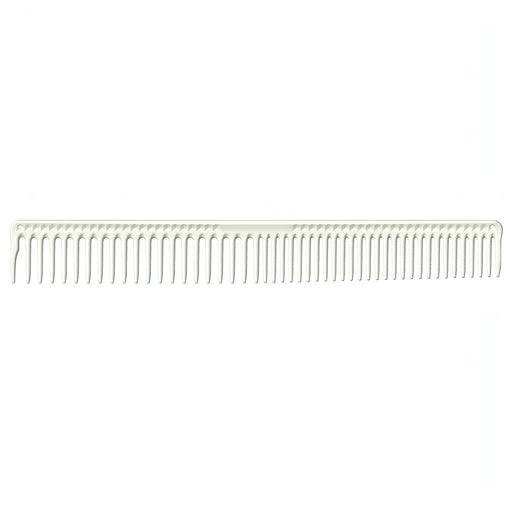JRL Long Round Tooth Cutting Comb 9" (White)