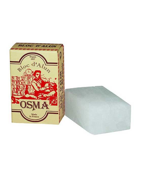 Osma Alum Block, (75g/2.6oz), Alums & Styptics, Alum Block for Nicks and Cuts from shaving