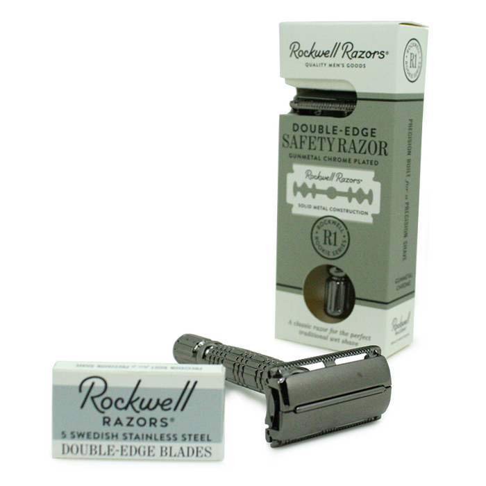 Rockwell Razors R1 Double Edge Razor - Gunmetal