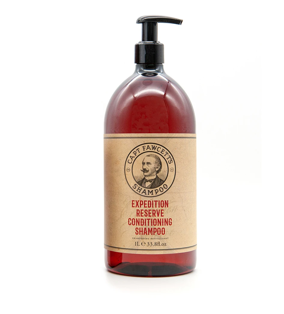 Captain Fawcett's Expedition Reserve Shampoo(1L/33.8oz) - BarberSupplies Canada
