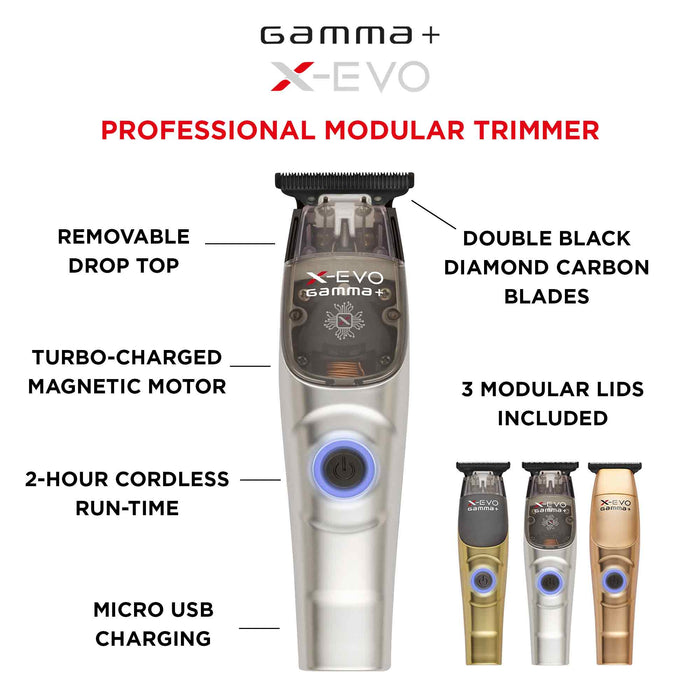 Gamma+ X Evo Trimmer Matte Silver