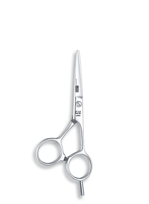 Kasho Japanese 4.5 in. Blue Series Shear Premium Stainless Offset Barbershop & Salon Cutting Scissors