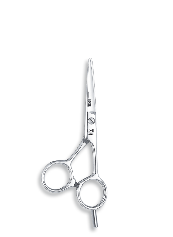 Kasho Japanese 4.5 in. Blue Series Shear Premium Stainless Offset Barbershop & Salon Cutting Scissors