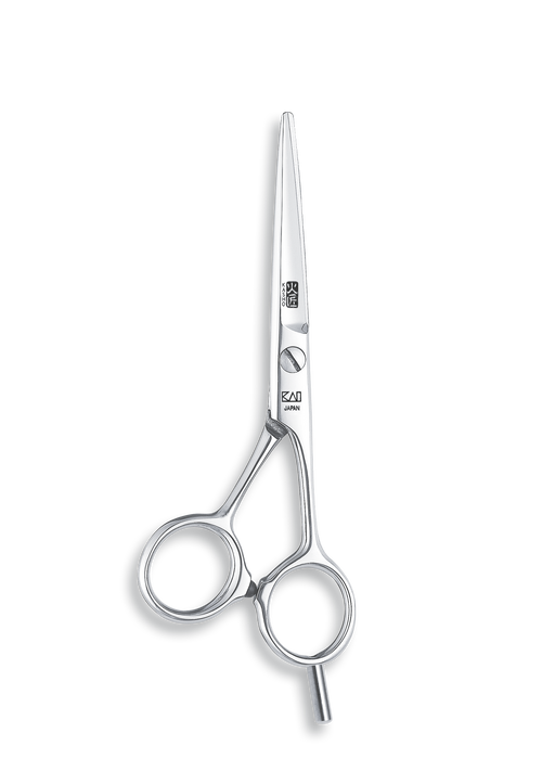 Kasho Japanese 5.5 in. Blue Series Shear Premium Stainless Offset Barbershop & Salon Cutting Scissors