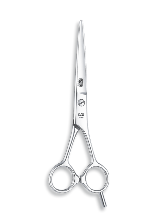 Kasho Japanese 6.0 in.  Blue Series Shear Premium Stainless Straight Barbershop & Salon Cutting Scissors