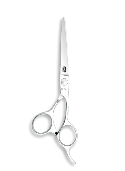 Kasho Japanese 6.0 in. Chrome Series Shear Premium Stainless Offset Barbershop & Salon Cutting Scissors