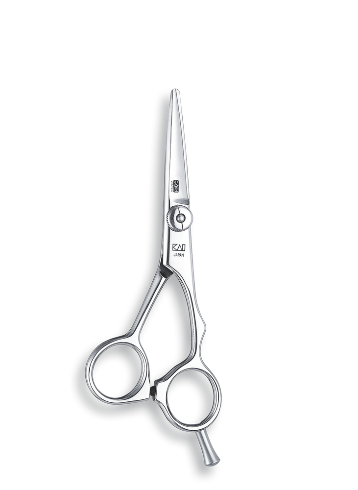 Kasho Japanese 5.0 in. Green Shear Premium Stainless Offset Barbershop & Salon Cutting Scissors