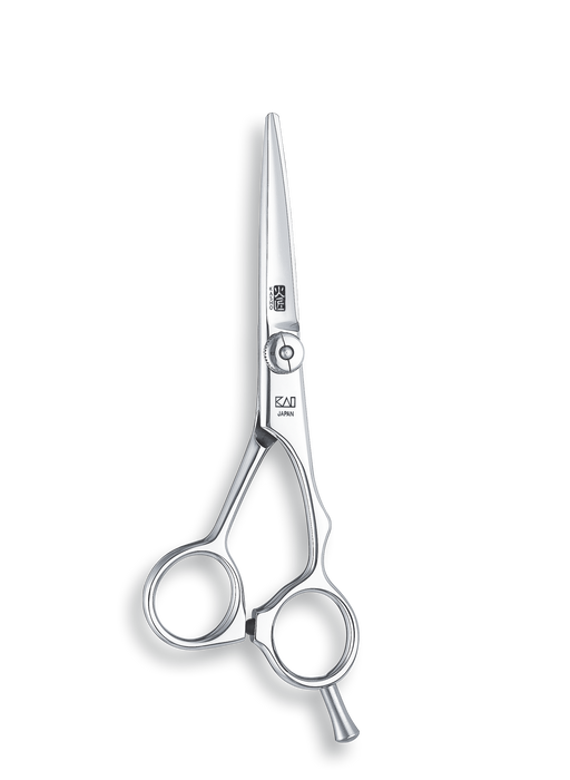Kasho Japanese 5.5 in. Green Shear Premium Stainless Offset Barbershop & Salon Cutting Scissors