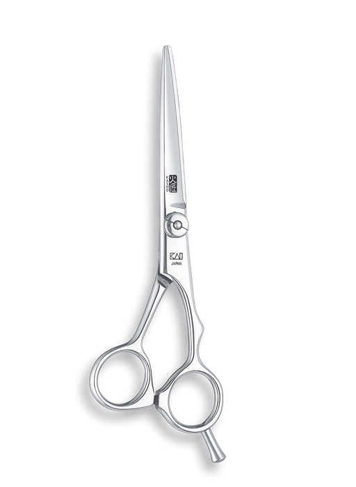 Kasho Japanese 6.0 in. Green Series Shear Premium Stainless Offset Barbershop & Salon Cutting Scissors