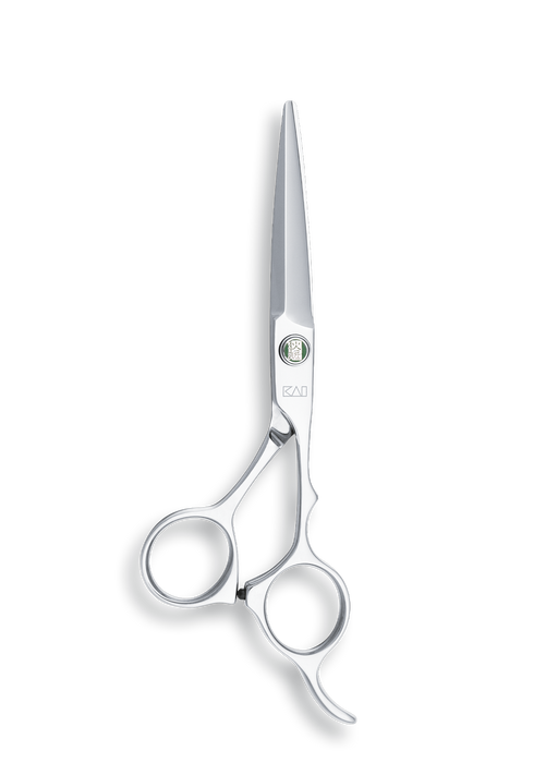Kasho Japonais 5,5 po. Sagano Series Shear Premium Ciseaux de coupe décalés en acier inoxydable pour salon de coiffure et salon