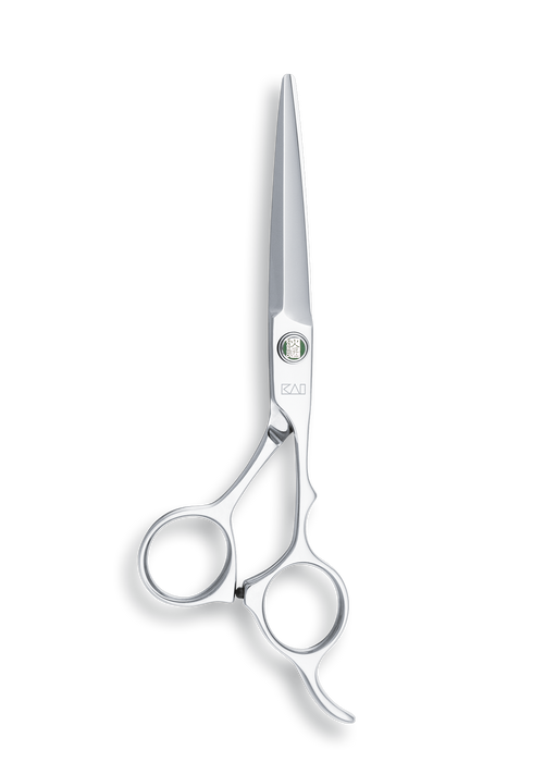 Kasho Japanese 6.0 in. Sagano Series Shear Premium Stainless Offset Barbershop & Salon Cutting Scissors