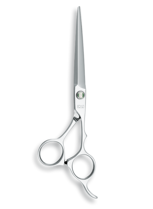 Kasho Japanese 7.0 in. Sagano Series Shear Premium Stainless Offset Barbershop & Salon Cutting Scissors
