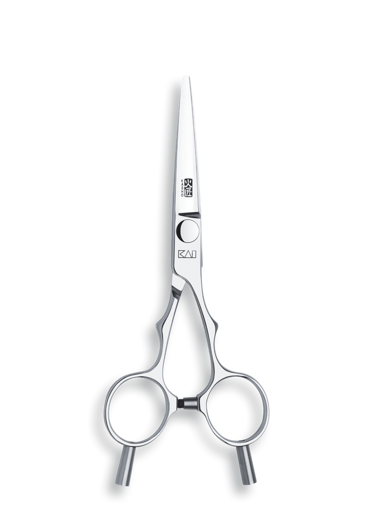 Kasho Japanese 5.5 in. Silver Series Shear 5.5 in. Premium Stainless Straight Barbershop & Salon Cutting Scissors