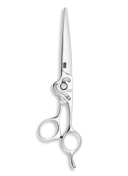 Kasho Japanese 6.5 in. KSL Offset Slide Shear Premium Stainless Offset Barbershop & Salon Cutting Scissors
