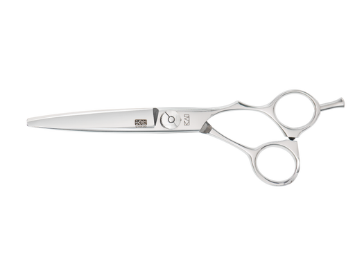 Kasho Japanese 6.0 in. Green Shear Sasa Premium Stainless Offset Barbershop & Salon Cutting Scissors