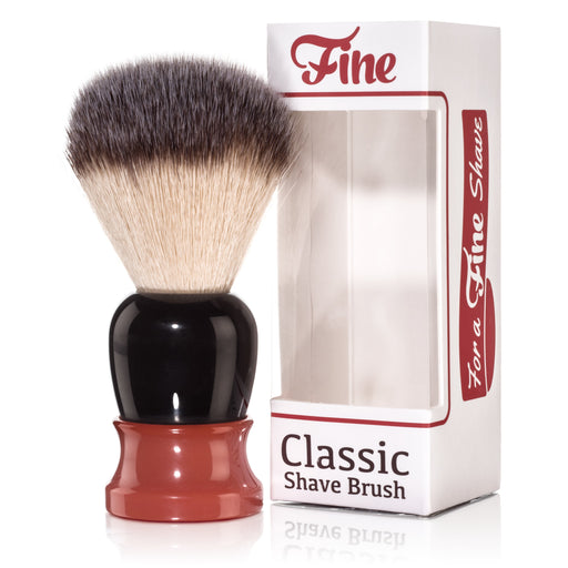 Fine Accoutrements Classic Shaving Brush - Orange/Brown