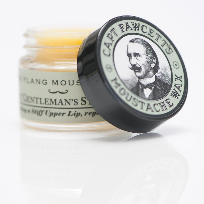 Captain Fawcett's Wax & Moustache Comb Gift Set(Ylang Ylandg)