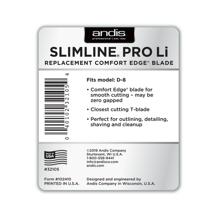 Andis Slimline Pro Li Professional Trimmer, 300 g 並行輸入品