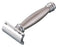 Merkur Double Edge Safety Razor, Straight Cut, Extra Long Stainless Steel Handle