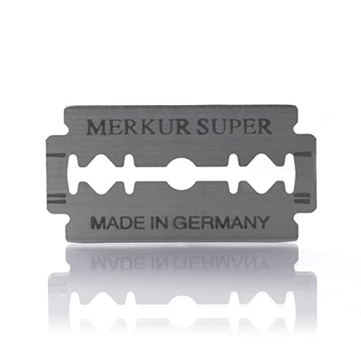 Merkur Super Platinum Double Edge Safety Razor Blades(3 Packs,10 Blades ...