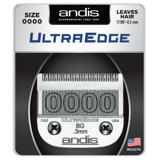 ANDIS Size 0000 - Graduation Blade Very Close Cutting - 1/100 in. - .25 mm