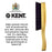 K-OS18 Kent Men's Brush, Rectangular Head, Black Bristles, Satinwood