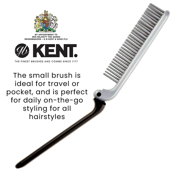 K-KFM4  Kent for Men Folding Styler, Travel Size Hairbrush