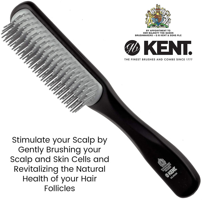 K-KFM3 Kent For Men Brush, Gel Styler, Flat &amp; Narrow, Pour cheveux courts