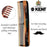 K-NU19 Kent Comb, Coarse/Fine Tooth With Leather Case & Metal File (110mm/4.3in)