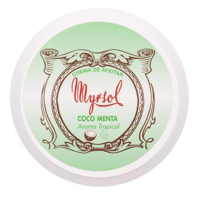Myrsol Crème à Raser Noix de Coco et Menthe 150ml