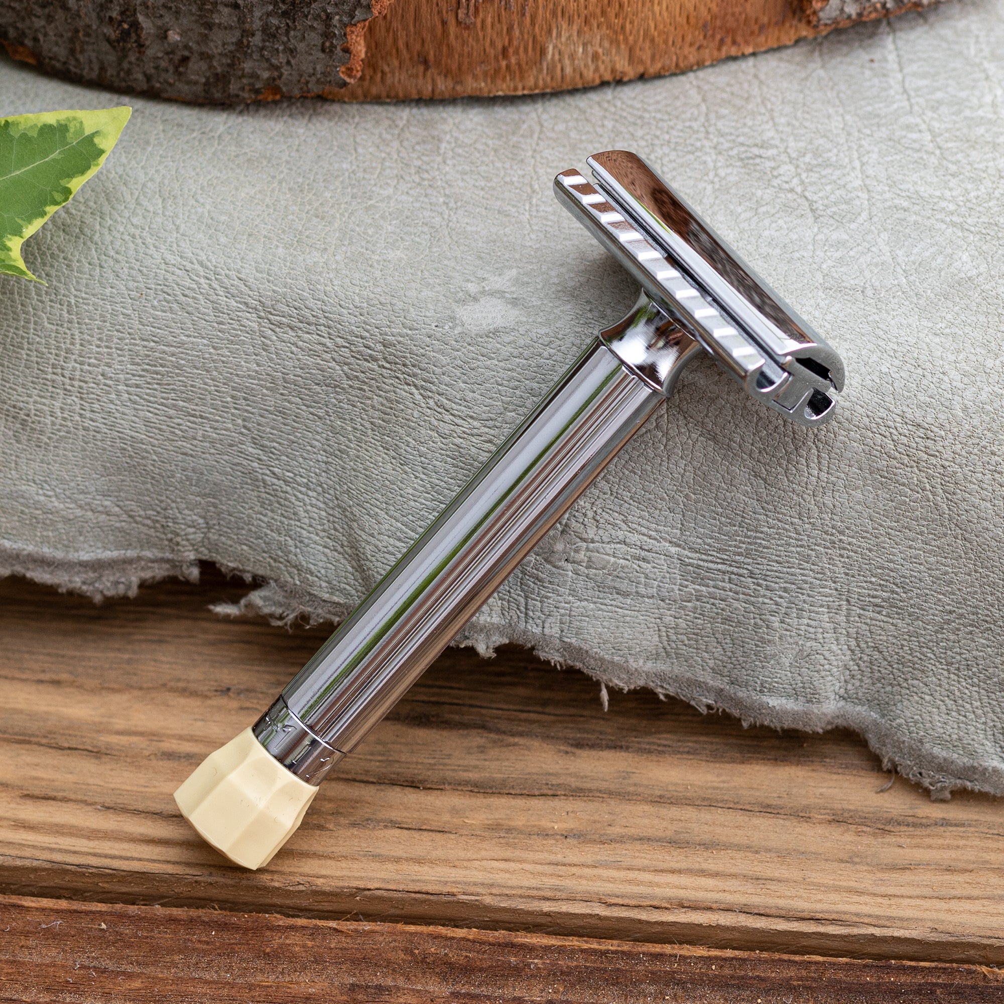 Merkur Progress Adjustable Double Edge Safety Razor, Long