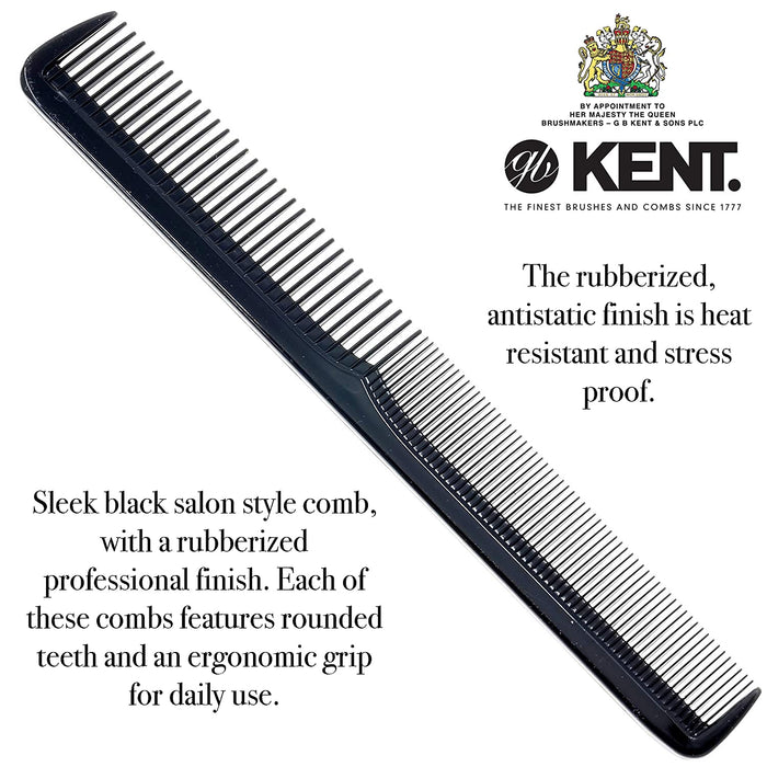 Kent SPC80 Peigne de coupe 184 mm Dents profondes Cheveux épais/fins