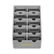 BARBERMATE  Blade Rack Silver