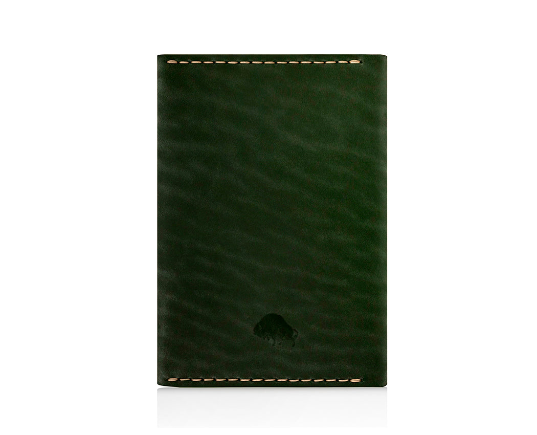 Ezra Arthur No. 5 Passport Case Green - BarberSupplies Canada
