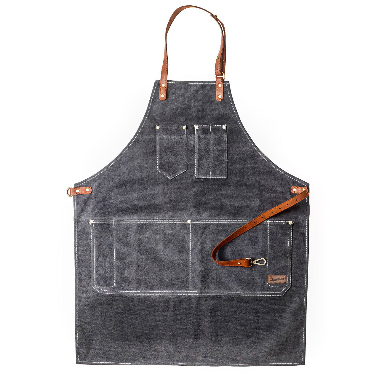 Dapper Dan Professional Barber's Apron - Charcoal - BarberSupplies Canada