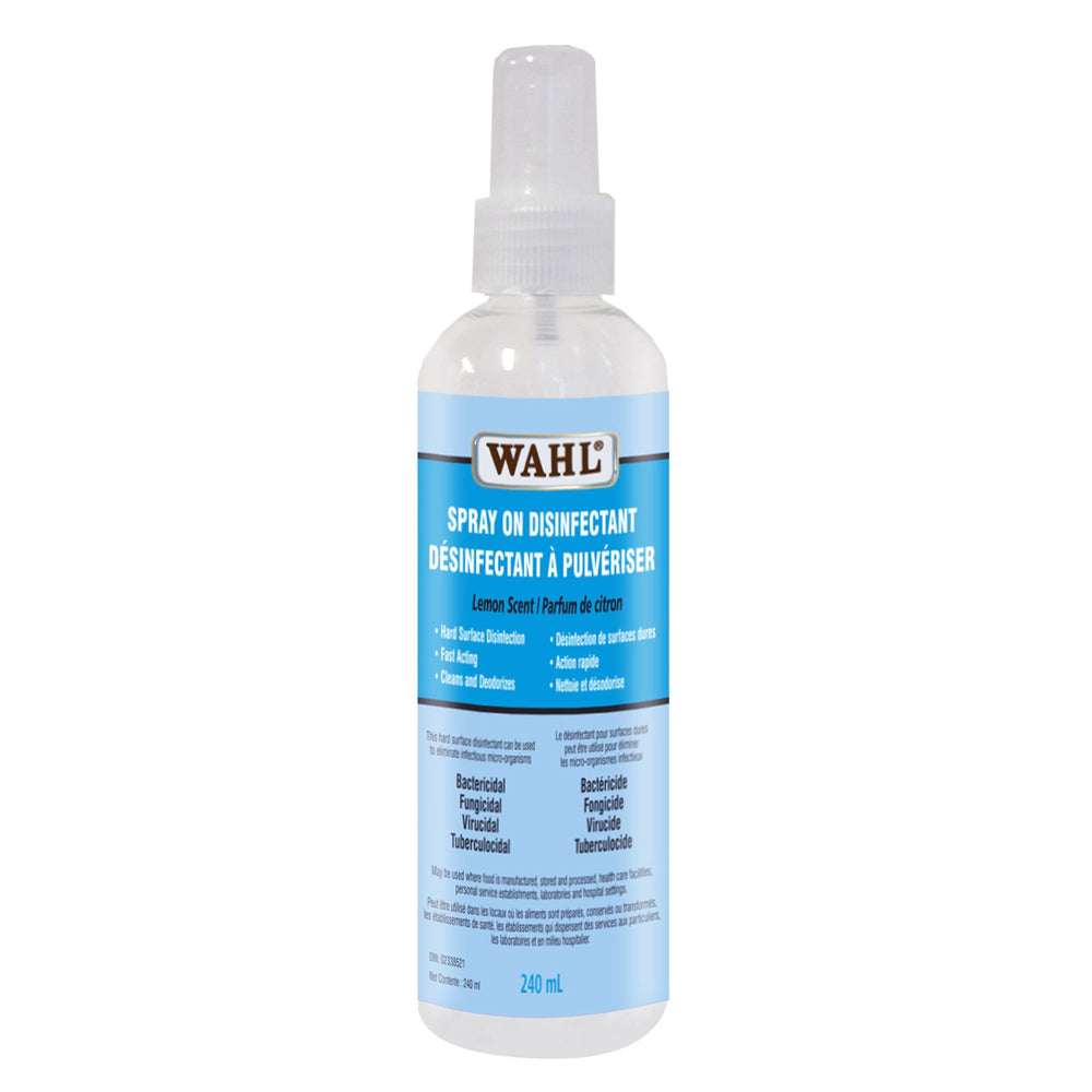 Wahl Spray On Désinfectant Spray (240ml) Wahl Disinfectant Course Promo (Pack de 5)