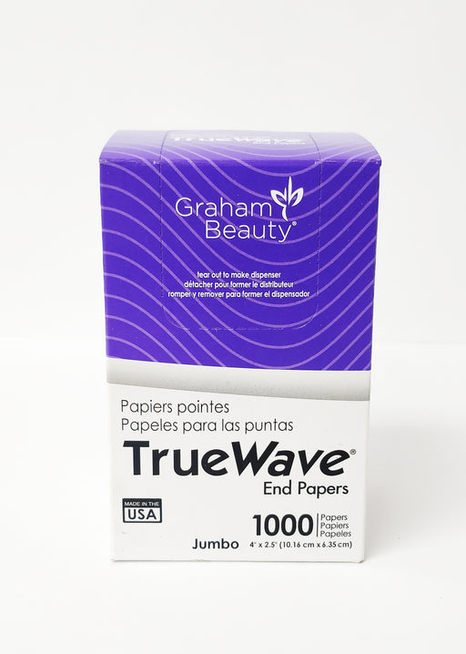Graham Beauty Tru Wave End Papers 1000pc(4 in.*2.5 in.)