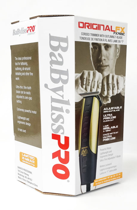 Babyliss Corded trimmer with stainless steel blade.