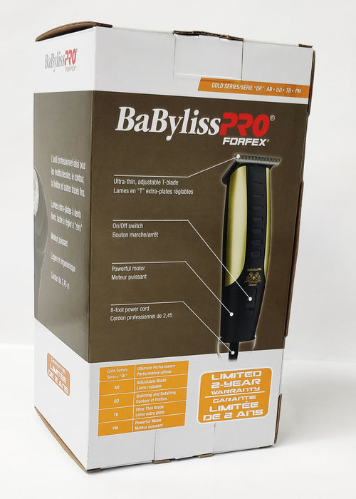 Babyliss Corded trimmer with stainless steel blade.