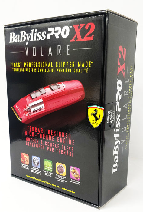 Babyliss Pro X2 Volare (FXF811) Red Ferrari Adjustable Clipper
