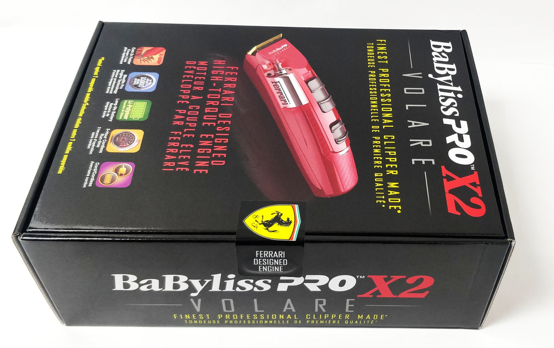 BaByliss Pro Volare X2 avec moteur conçu par Ferrari (rouge)