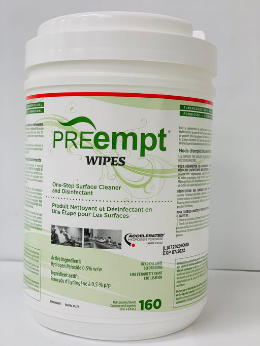 PreEmpt RTU-Wipes 160 sheets