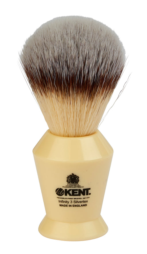 Kent  Infinity  Super Soft Silvertex Synthetic Brush, Ivory